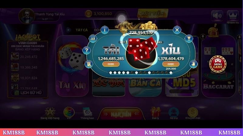 Các phiên bản tài xỉu thịnh hành nhất nhà cái