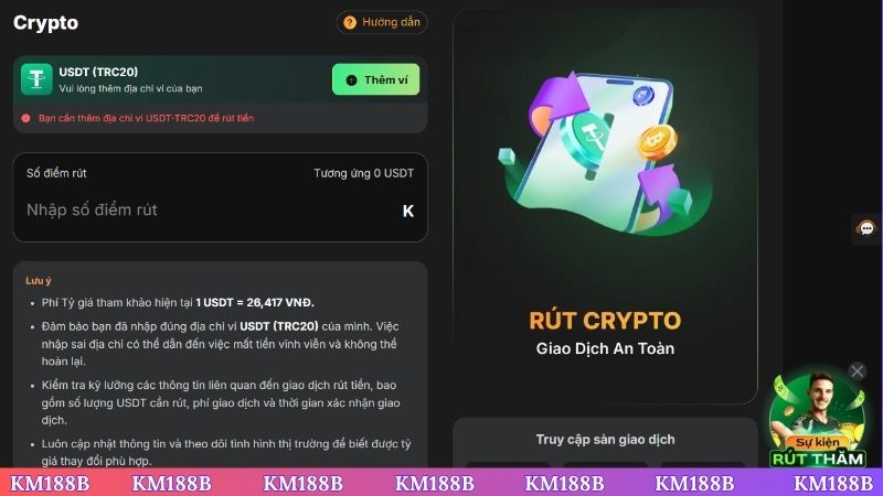 Cách rút tiền chuẩn chỉnh tại nhà cái